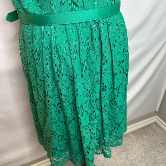 Jessica Howard Green Lace Dress size 16 - Picture 4 of 14